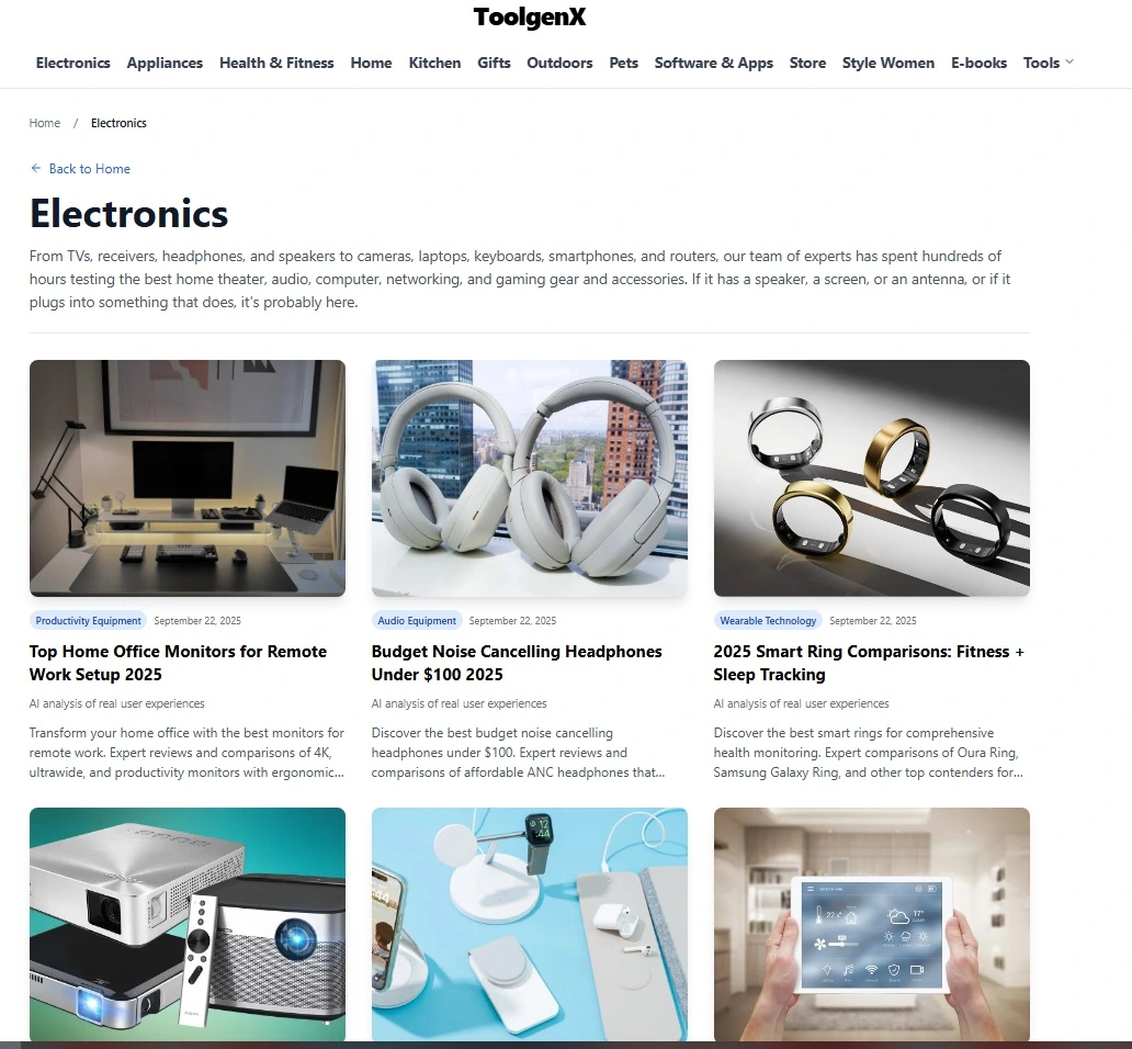 ToolGenX Store - Curated Product Selection and Quality Standards